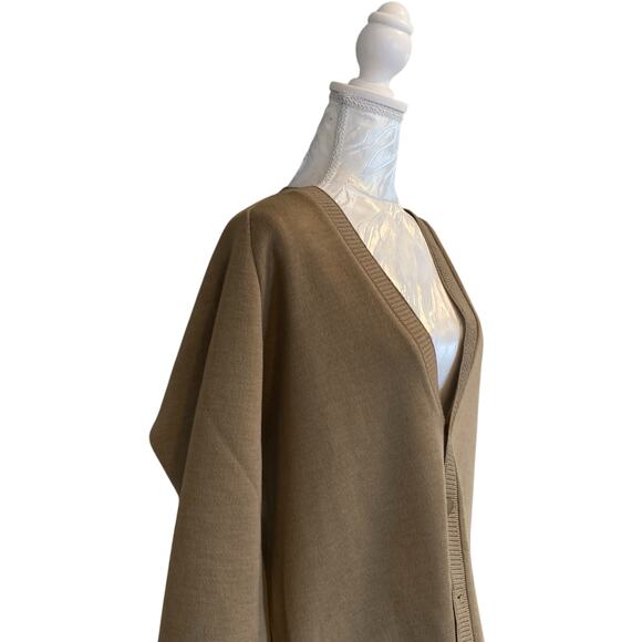 Edward Lenton Brown Wool Oversize Earth Tones Academia Golf Cardigan Size Large - Picture 13 of 16